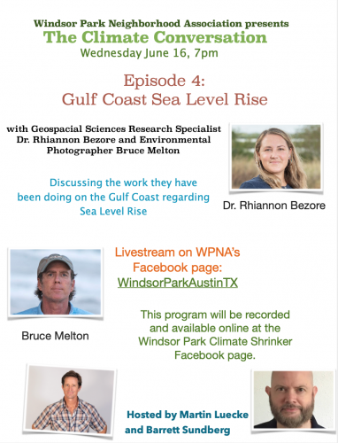 Climate Conversation - Gulf Coast Sea Level Rise Flyer