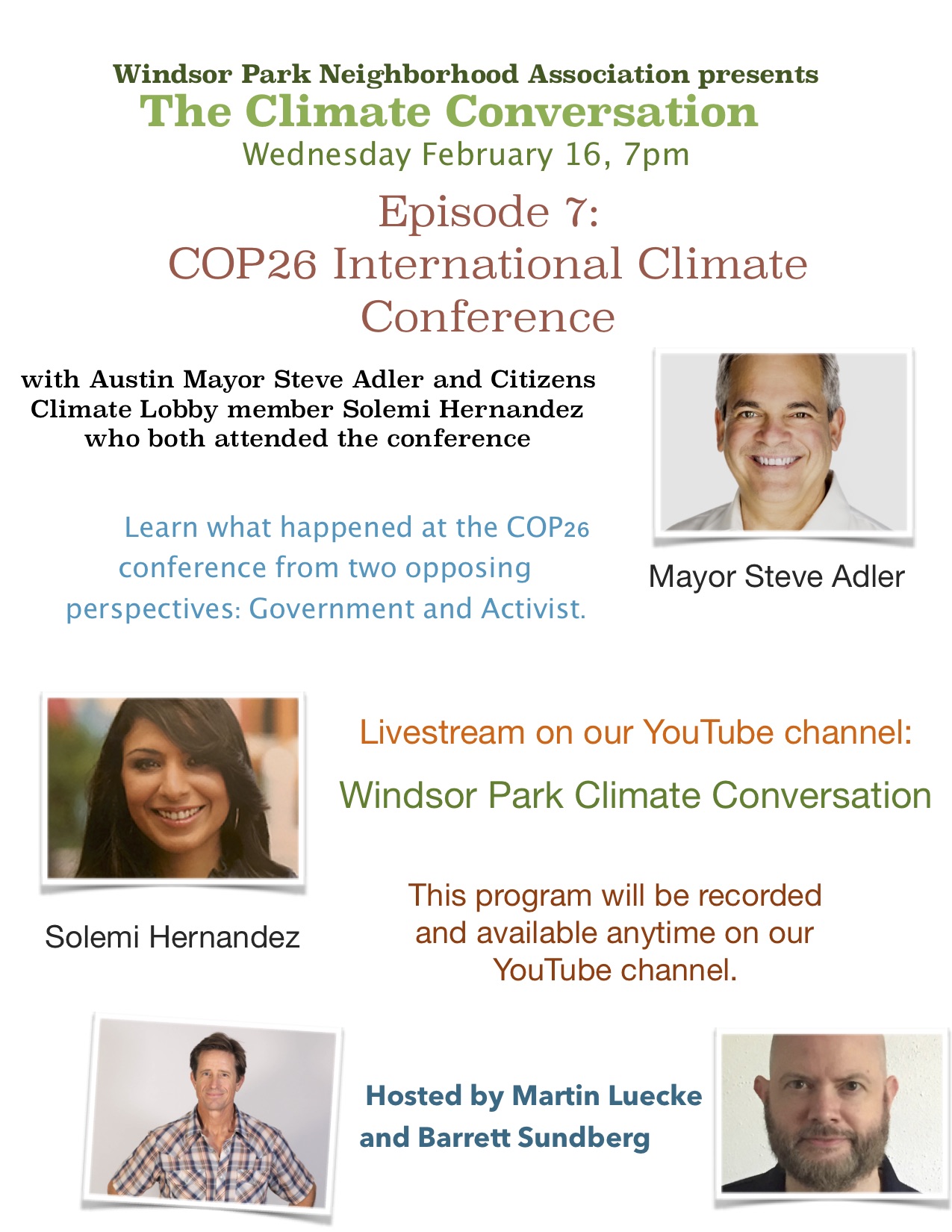 Climate Conversation Flyer