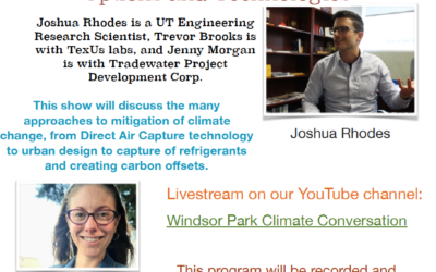 Climate Conversation – Climate mitigation ideas and technologies