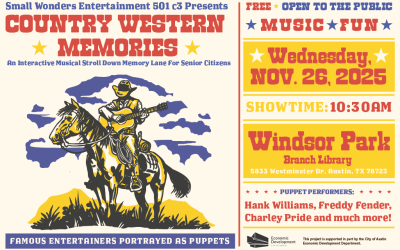 Puppet Show for Seniors – Nov 26