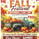 Nov 1 from 11 until 2 6461 North Hampton Austin, Texas 78723 hot dogs brats popcorn funnel cakes, music and games for all