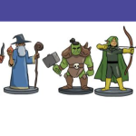 Cartoon of fantasy figures.