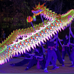 Glowing Chinese New Year Dragon