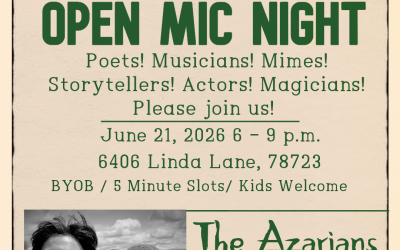 Open Mic Night – June 21st